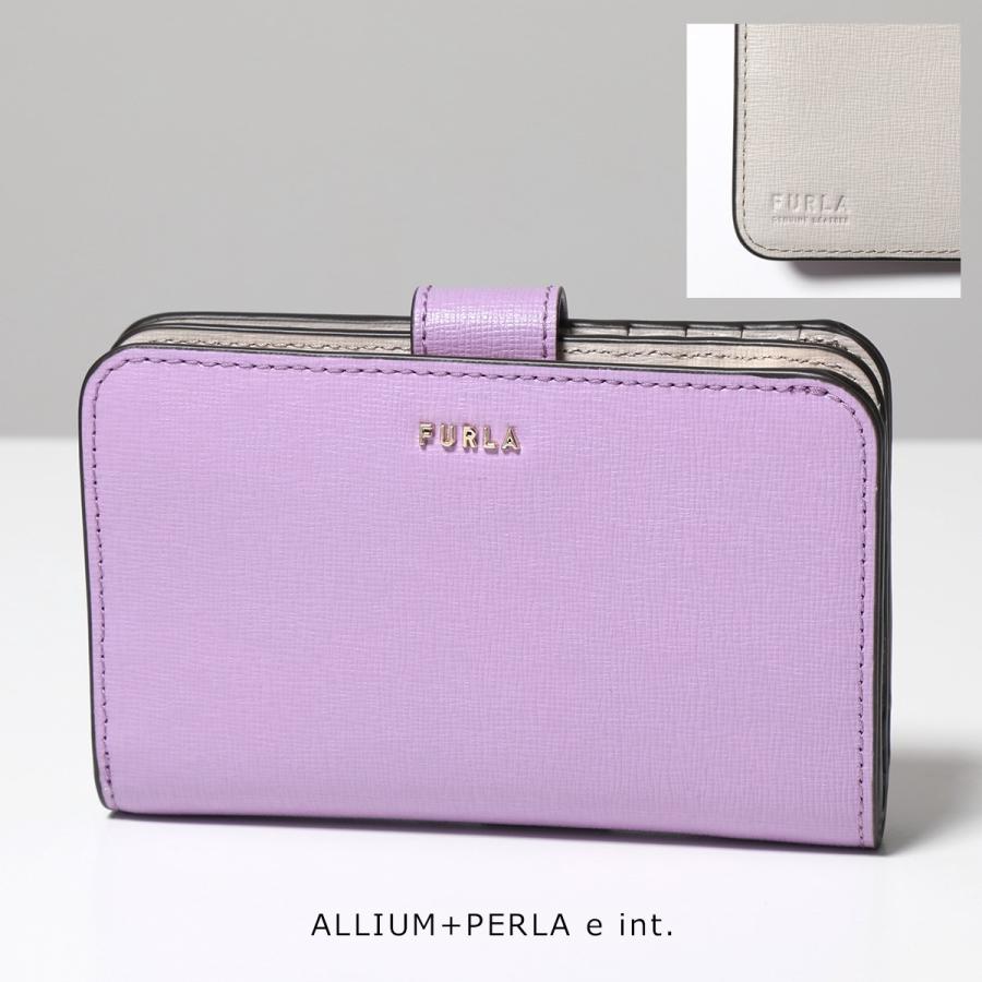 Furla フルラ 二つ折り財布 BABYLON M ZIP AROUND COMPACT WALLET PCX9UNO B30000 レディース  バビロン レザー ミディアム カラー14色