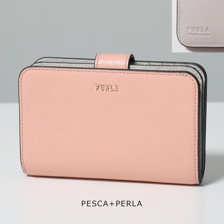 Furla フルラ 二つ折り財布 BABYLON M ZIP AROUND COMPACT WALLET PCX9UNO B30000 レディース  バビロン レザー ミディアム カラー14色