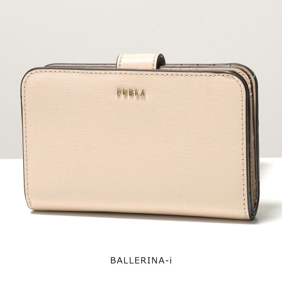 Furla フルラ 二つ折り財布 BABYLON M ZIP AROUND COMPACT WALLET PCX9UNO B30000 レディース  バビロン レザー ミディアム カラー14色