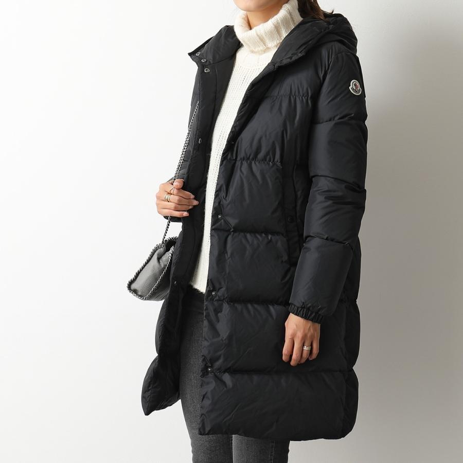 Moncler モンクレール Burgaux 1c C0059 ブルゴー ダウンコート ナイロン フード付き アイコンパッチ 999 レディース インポートセレクト Musee 通販 Yahoo ショッピング