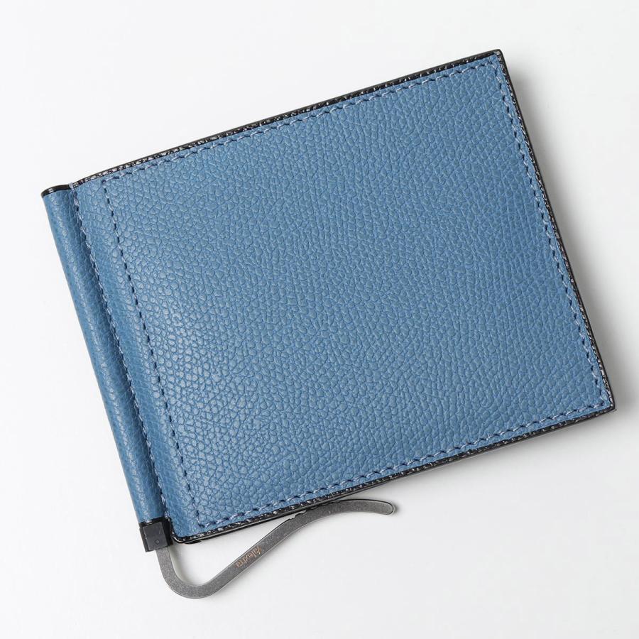 Valextra ヴァレクストラ V0l80 cb Rd マネークリップ付き レザー 二つ折り財布 カードケース 小銭入れなし コバルトブルー メンズ インポートセレクト Musee 通販 Yahoo ショッピング