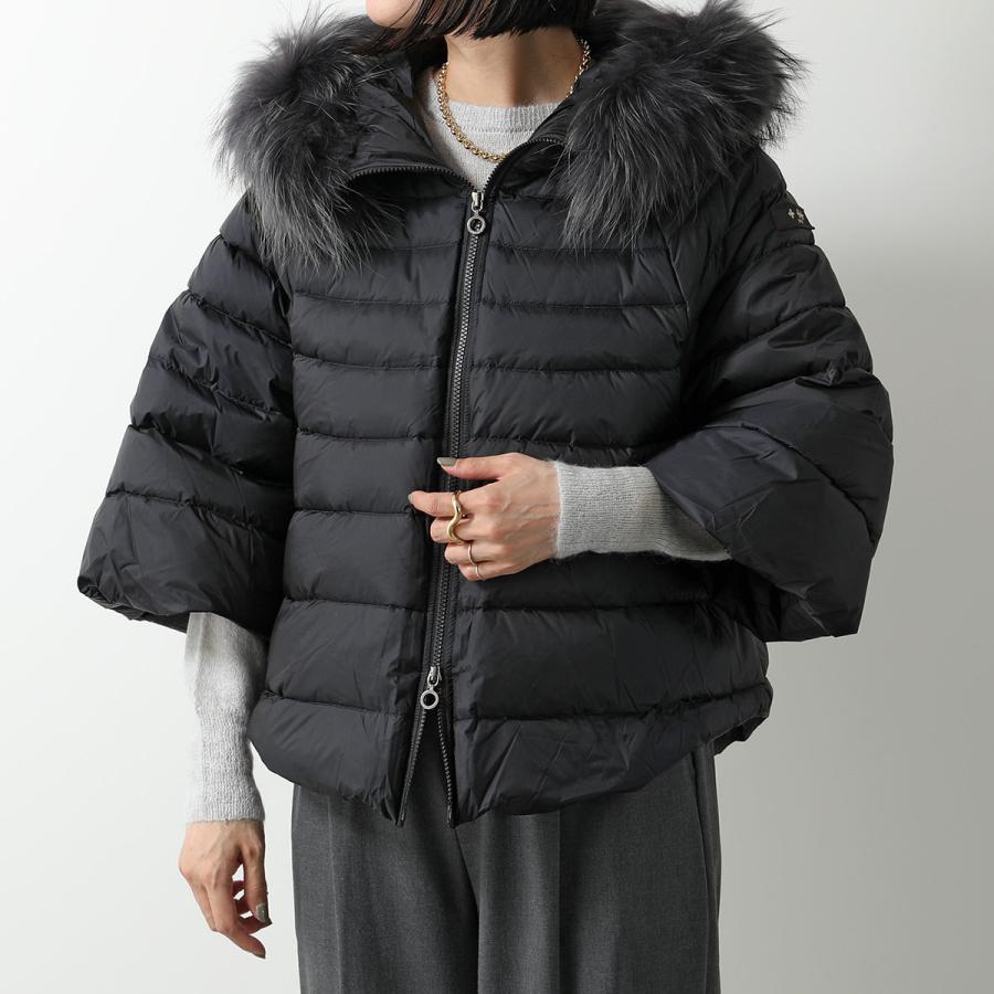 美品✨タトラス　TATRAS サイズ2 ダークグレー　カシミヤ　ファー2way ✨高級感✨タトラスカシミヤ混ウールダウンジャケットダークグレー3WAY