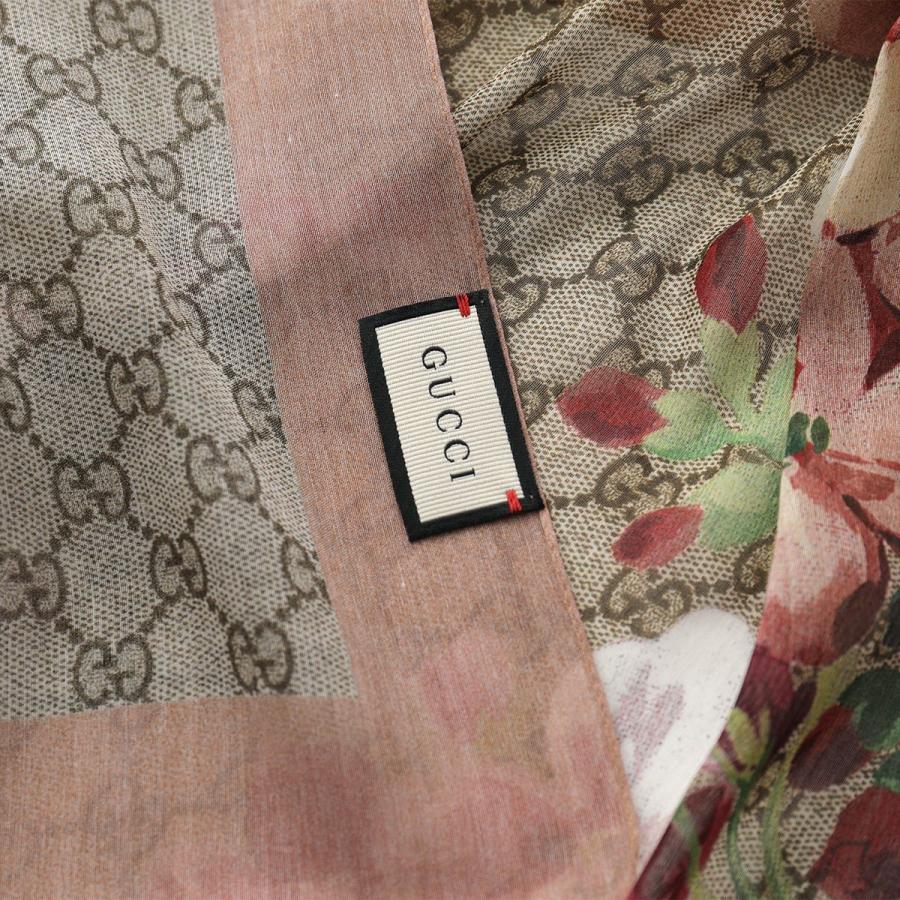 Gucci グッチ 3g228 スカーフ ストール Ggロゴ 花柄 フラワー コットンシルク 9965 レディース インポートセレクト Musee 通販 Yahoo ショッピング