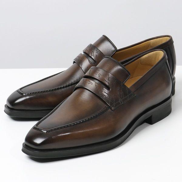 Berluti ベルルッティ S5178 001 アンディ アンフィニ レザーローファー 革靴 スクエアトゥ Tdm Intenso 靴 メンズ 321119056 インポートセレクト Musee 通販 Yahoo ショッピング