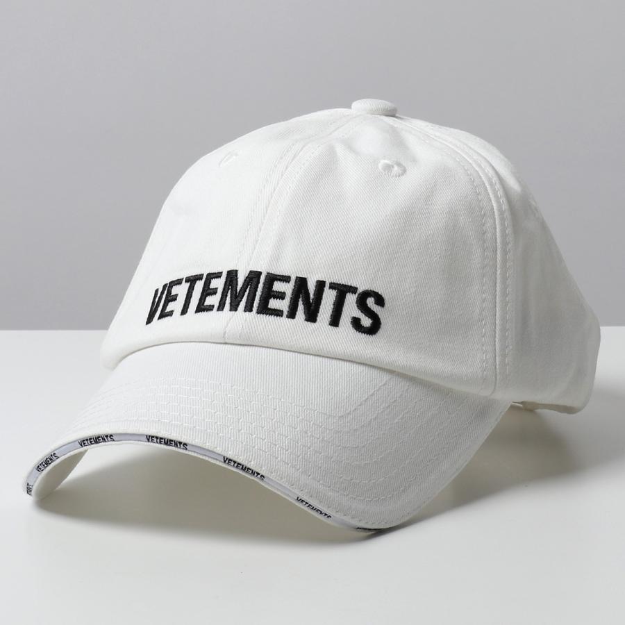 Vetements ヴェトモン Uah21ca933 Logo Cap コットンツイル キャップ ロゴ ロゴパイピング 帽子 White レディース 321119900 インポートセレクト Musee 通販 Yahoo ショッピング