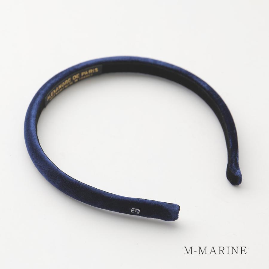 ALEXANDRE DE PARIS アレクサンドル ドゥ パリ カチューシャ THB 17404 10 レディース HEADBAND ヘアバンド ヘッドバンド ベロア 髪飾り カラー5色｜s-musee｜10