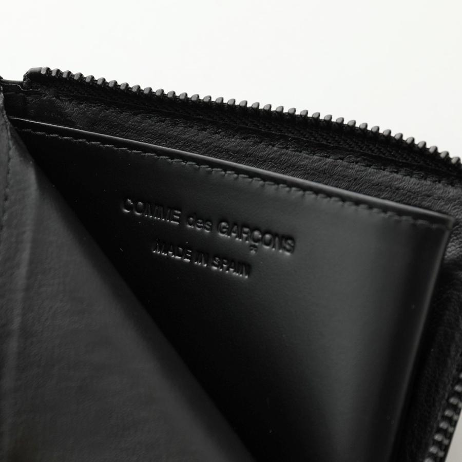 COMME des GARCONS コムデギャルソン ミニ財布 VERY BLACK SA3100VB メンズ レディース レザー L字ファスナー  コインケース 小銭入れ オールブラック BLACK