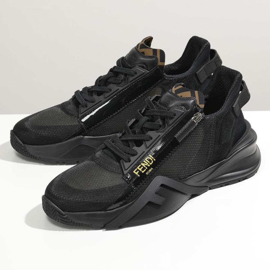 Fendi フェンディ 7e1392 Ekv スニーカー メッシュ スエード ロゴ ローカット F0abb Nero Nero 靴 メンズ インポートセレクト Musee 通販 Yahoo ショッピング