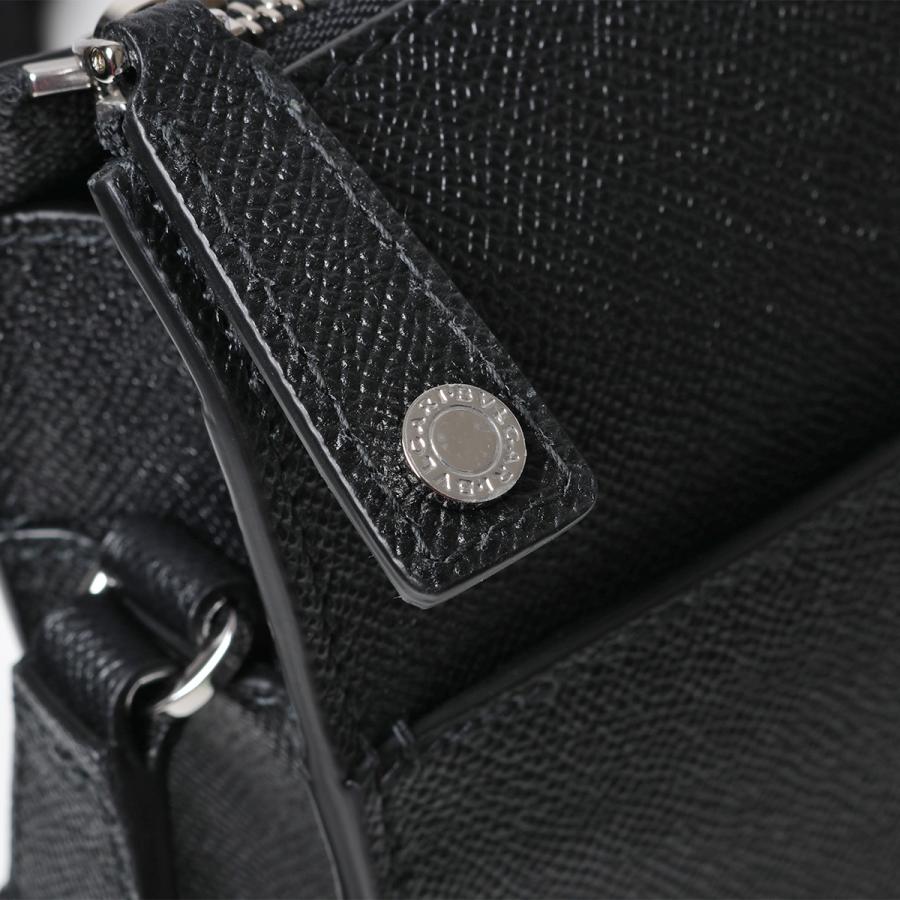 BVLGARI ブルガリ 37628 BB Man レザー メッセンジャーバッグ BVLGARI ブルガリ 37628 BB Man レザー メッセンジャーバッグ
