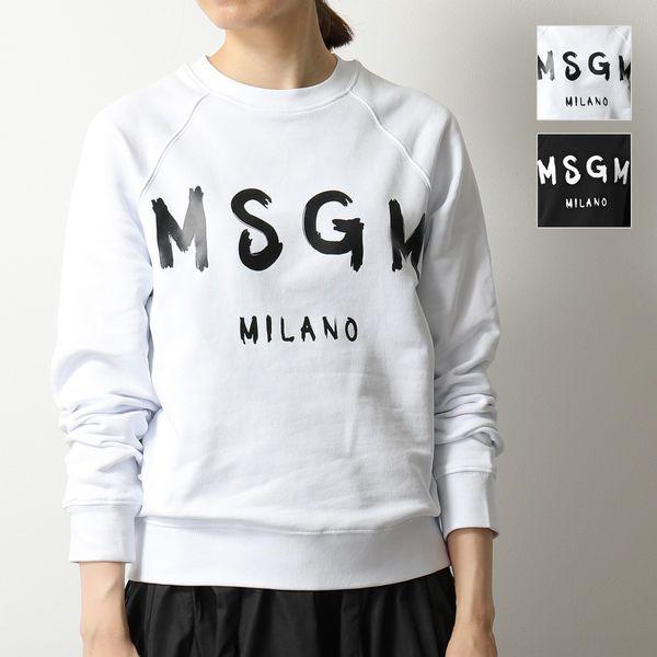 半額品 Msgm エムエスジーエム 2841 2941 2641 Mdm カラー2色 長袖 スウェット スエット トレーナー ロゴ ライト生地 レディース 超人気 Klientsoft Com