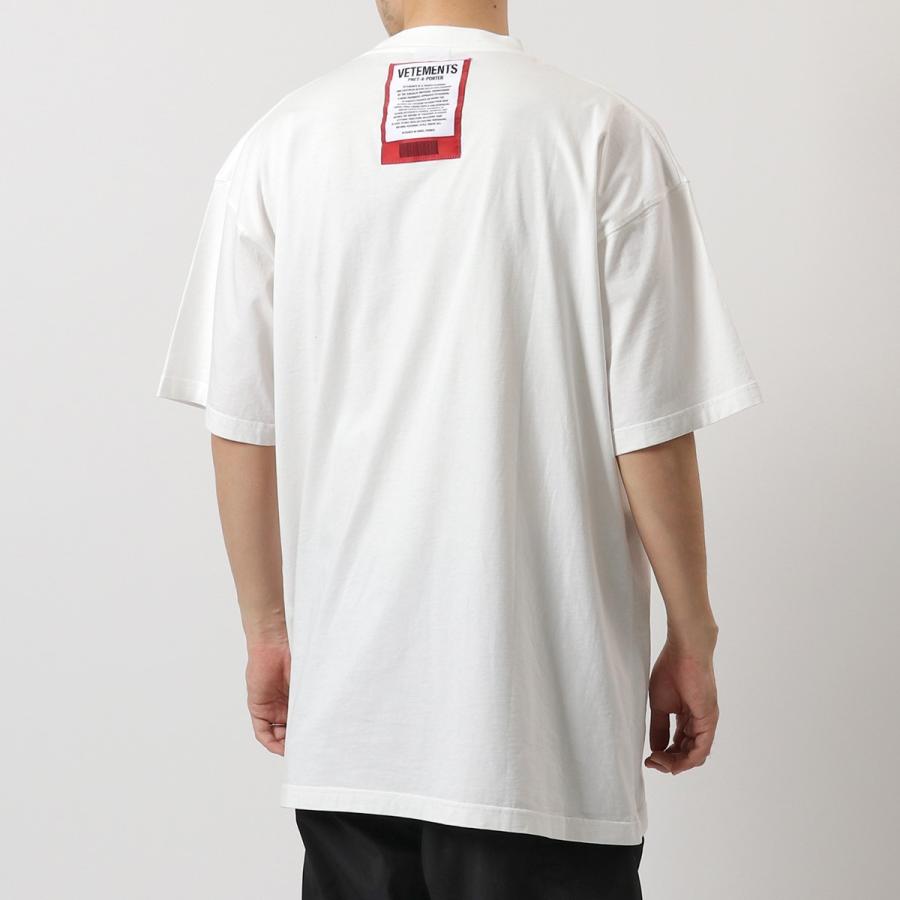 VETEMENTS ヴェトモン UE51TR540W 1600 Logo Patch T-Shirt ちびロゴT 