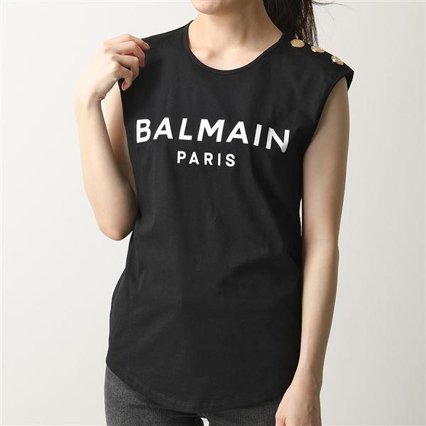 新入荷 確実正規品 BALMAIN バルマン ロゴ タンクトップ ブラック 黒