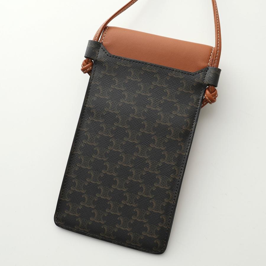 CELINE セリーヌ 10G332CQD.04LU Phone pouch with Flap レザー CELINE セリーヌ 10G332CQD.04LU Phone pouch with Flap レザー