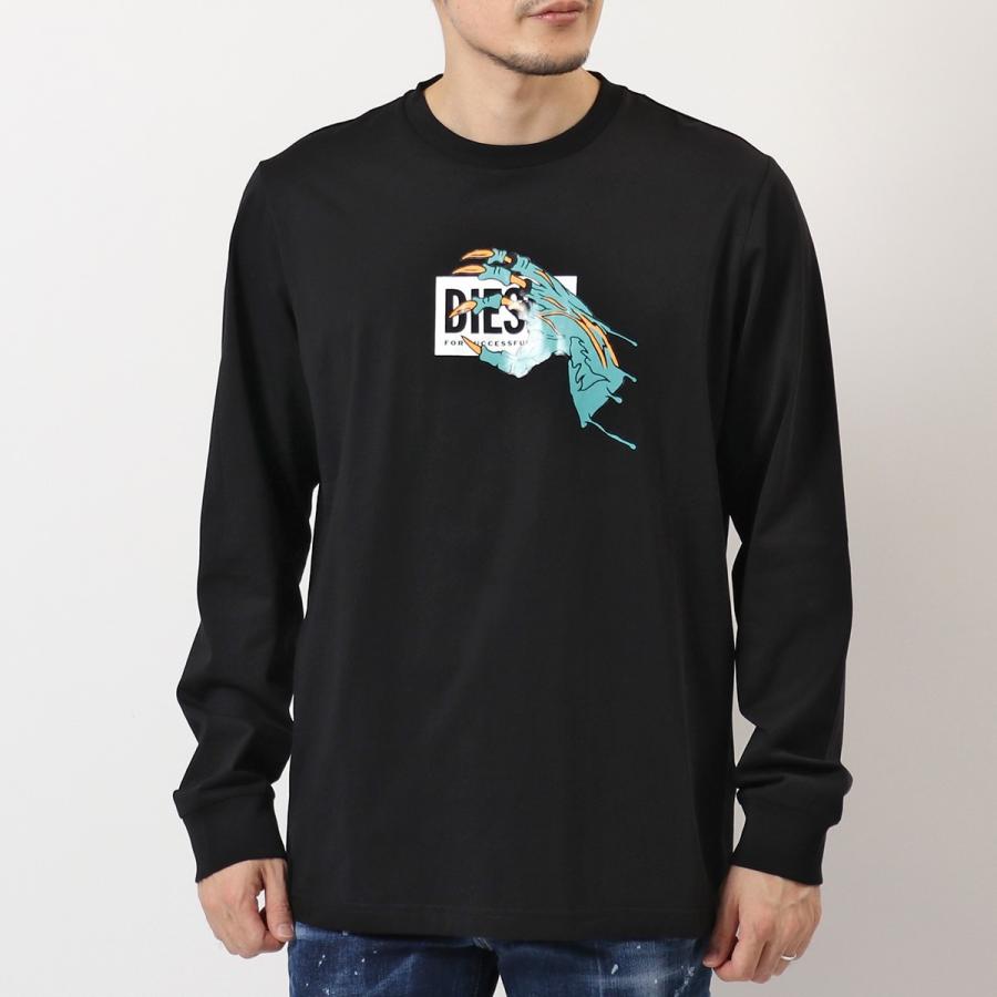 Diesel ディーゼル A 0hayu T Just Ls A1 ロゴt 長袖 Tシャツ カットソー クルーネック コットン 9xx メンズ インポートセレクト Musee 通販 Yahoo ショッピング