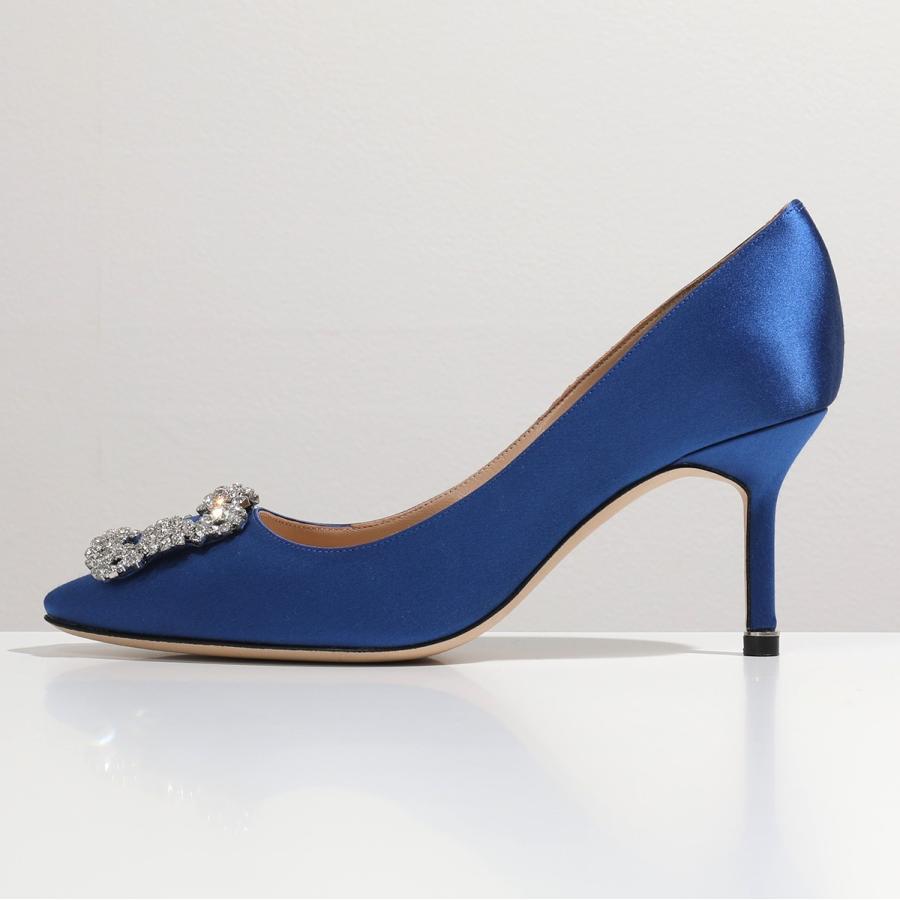 MANOLO BLAHNIK マノロブラニク パンプス HANGISI FMC SATIN 070 MANOLO BLAHNIK マノロブラニク パンプス HANGISI FMC SATIN 070
