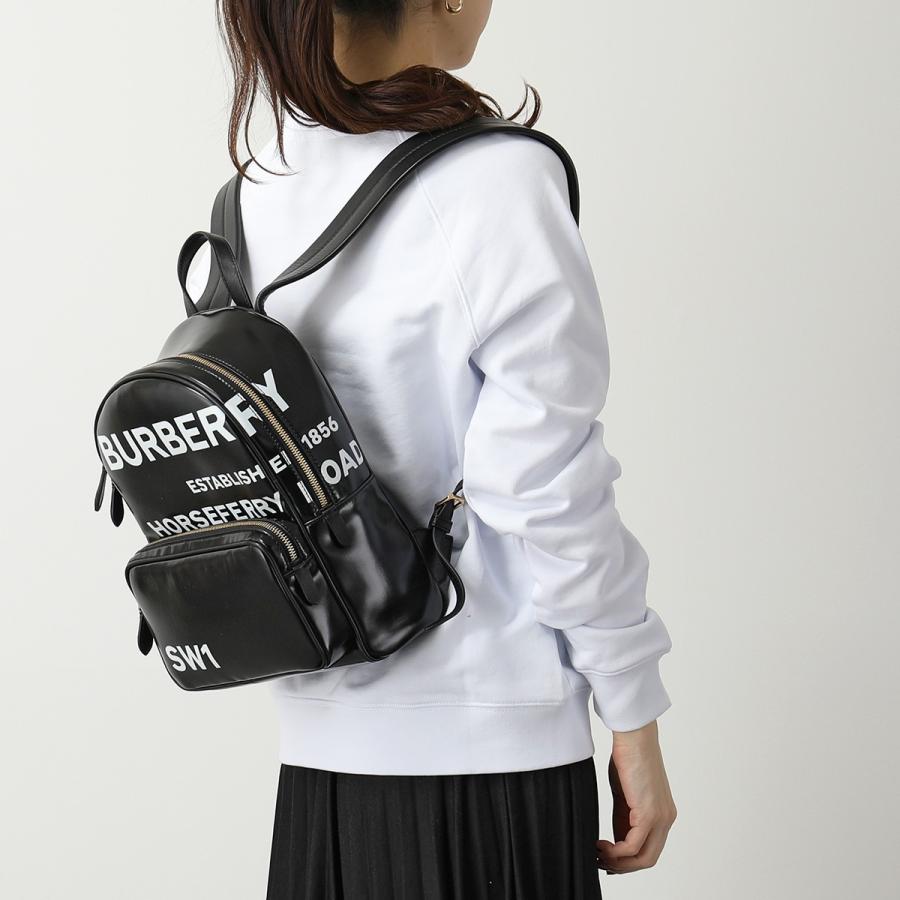 BURBERRY バーバリー　バックパック　リュック　ホースフェリー　黒　美品 BURBERRY バーバリー バックパック リュックサック ホース