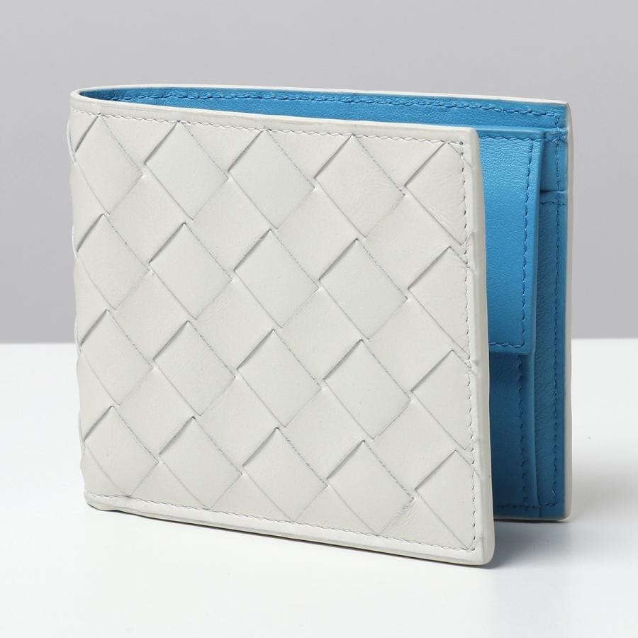 Bottega Veneta ボッテガヴェネタ Vcpq6 イントレチャート レザー 二つ折り財布 小銭入れあり バイカラー 9092 メンズ インポートセレクト Musee 通販 Yahoo ショッピング