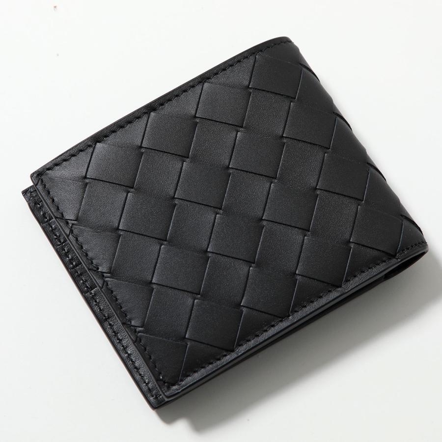 BOTTEGA VENETA ボッテガヴェネタ 二つ折り財布 605722 749412 VCPQ4 メンズ イントレチャート レザー 小銭入れあり カラー3色 749412VCPQ48803の画像