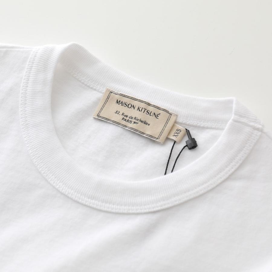 MAISON KITSUNE（メゾン キツネ） Tシャツ GREY FOX HEAD PATCH