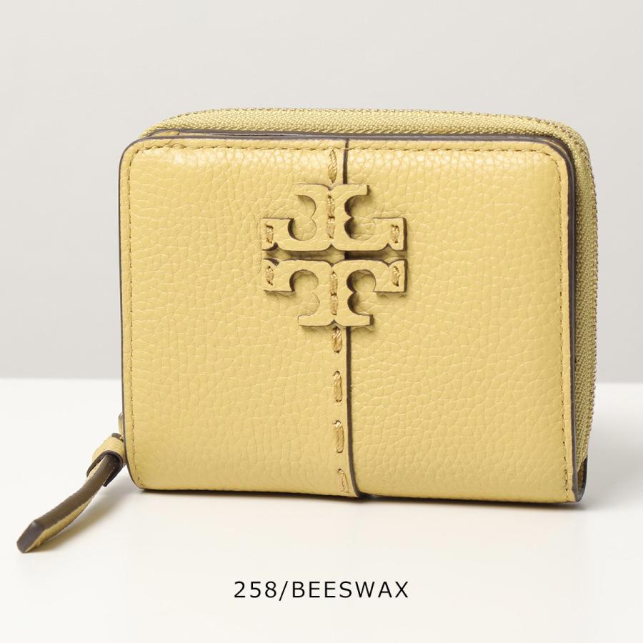 TORY BURCH トリーバーチ 二つ折り財布 McGRAW マックグロー 64522 レディース バイフォールド レザー ミニ財布 カラー7色