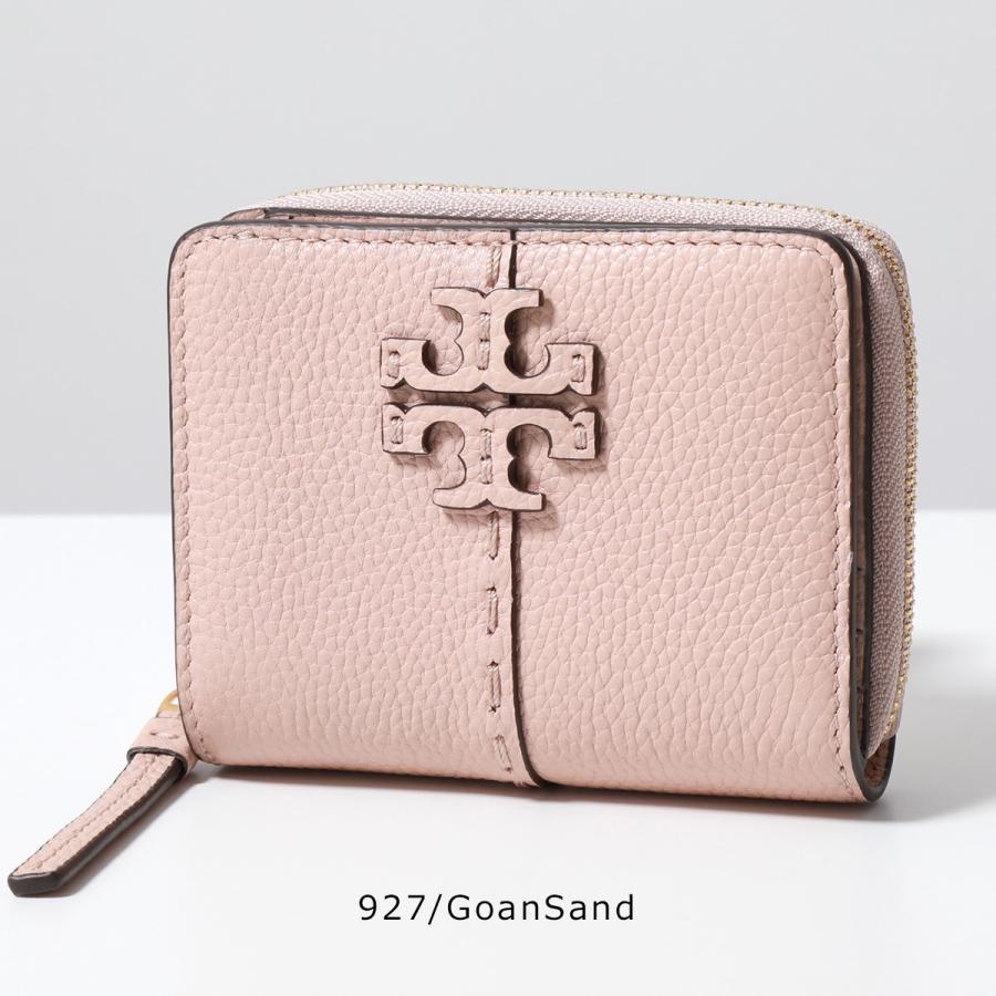 TORY BURCH トリーバーチ 二つ折り財布 McGRAW マックグロー 64522 レディース バイフォールド レザー ミニ財布 カラー7色