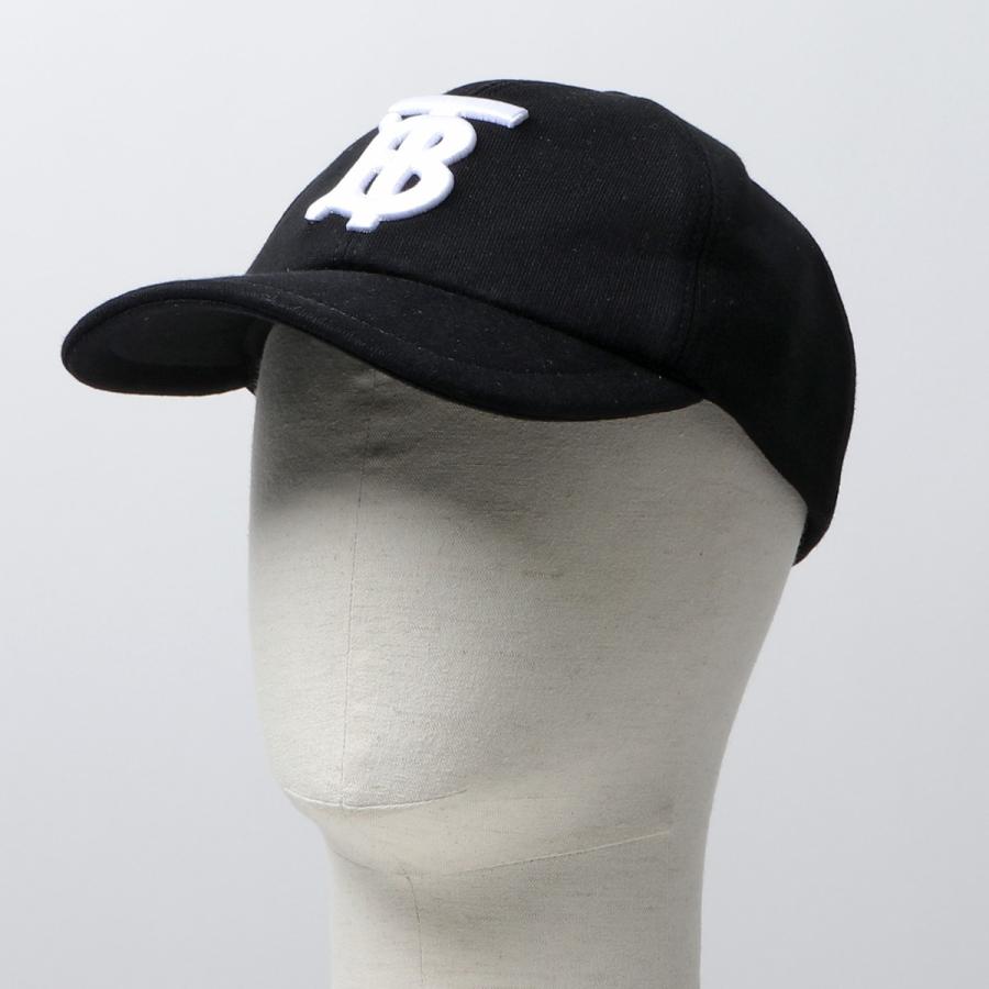 BURBERRY バーバリー ベースボールキャップ MH BASEBALL CAP 8038141 メンズ コットン TB立体刺繍 帽子 BLACK