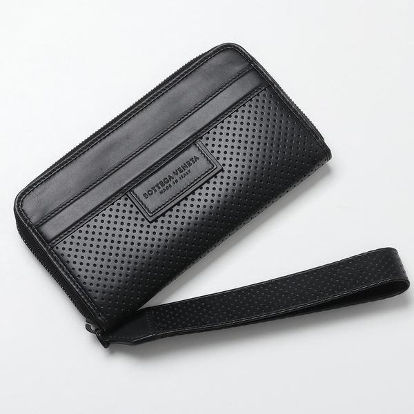 Bottega Veneta ボッテガヴェネタ Vq12c Leggero レッジェーロ パンチングレザー ラウンドファスナー長財布 ストラップ付き 1000 メンズ インポートセレクト Musee 通販 Yahoo ショッピング