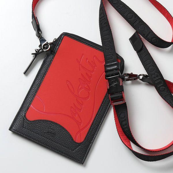 Christian Louboutin クリスチャンルブタン Loubilab Sneakers Sole ルビラブ ショルダーバッグ ネックポーチ 鞄 Q546 Loubi Black Black メンズ インポートセレクト Musee 通販 Yahoo ショッピング