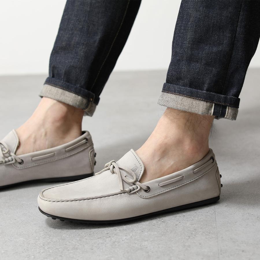 Tods トッズ Xxm0lr0051fl1 シティ ゴンミーニ スエード ドライビングシューズ モカシン 靴 B1 Grigio メンズ インポートセレクト Musee 通販 Yahoo ショッピング