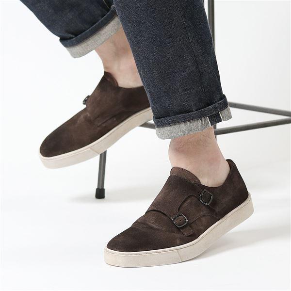 サントーニ モカシン ダークブラウン サイズ7