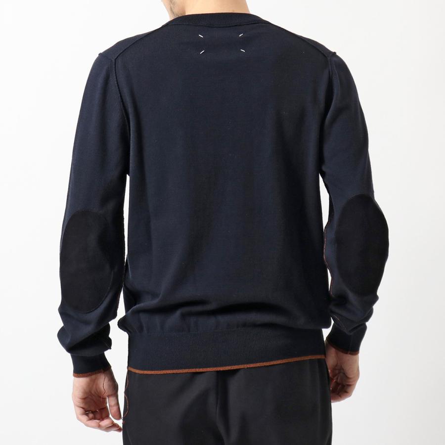 美品 メゾン マルジェラ ④ エルボーパッチニット 黒 S S51HA1083 www