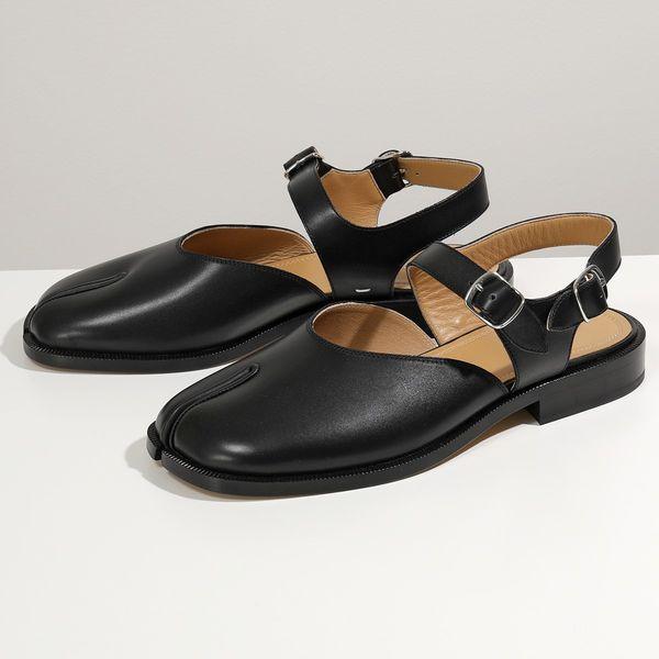 Maison Margiela メゾンマルジェラ S57wp00 P3292 Tabi サンダル 足袋 タビ レザー ストラップ付き フラット サンダル 靴 H96 メンズ インポートセレクト Musee 通販 Yahoo ショッピング