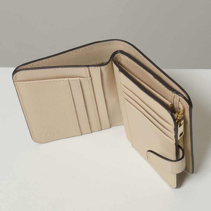 フルラ BABYLON S バビロン ミニ ウォレット サフィアーノレザー 財布 FURLA（フルラ） 二つ折り財布 BABYLON S COMPACT WALLET バビロン