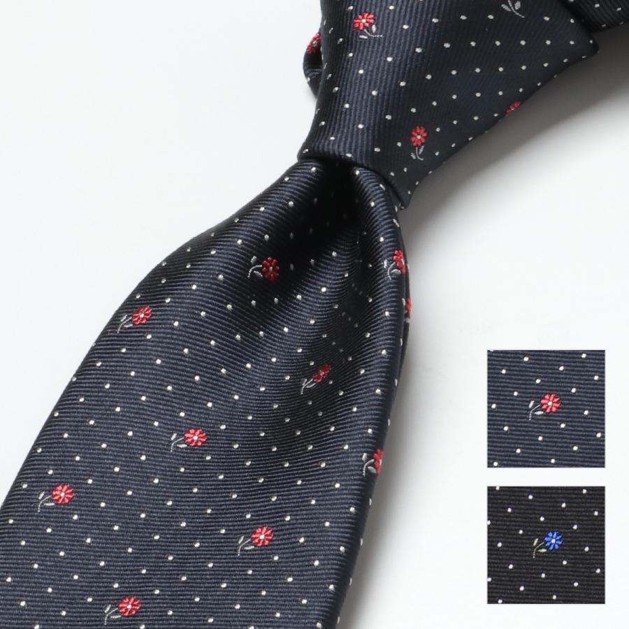 Paul Smith ポールスミス M1a Otiex Fluz08 カラー2色 シルク ネクタイ ジャガード ドット 水玉 花柄 フラワー メンズ インポートセレクト Musee 通販 Yahoo ショッピング