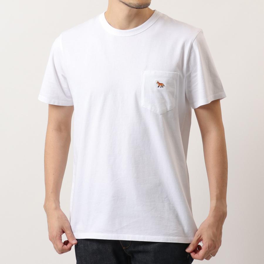 【新品】メゾンキツネ Tシャツ MAISON KITSUNE（メゾン キツネ） GM00116KJ0008 PROFILE FOX PATCH