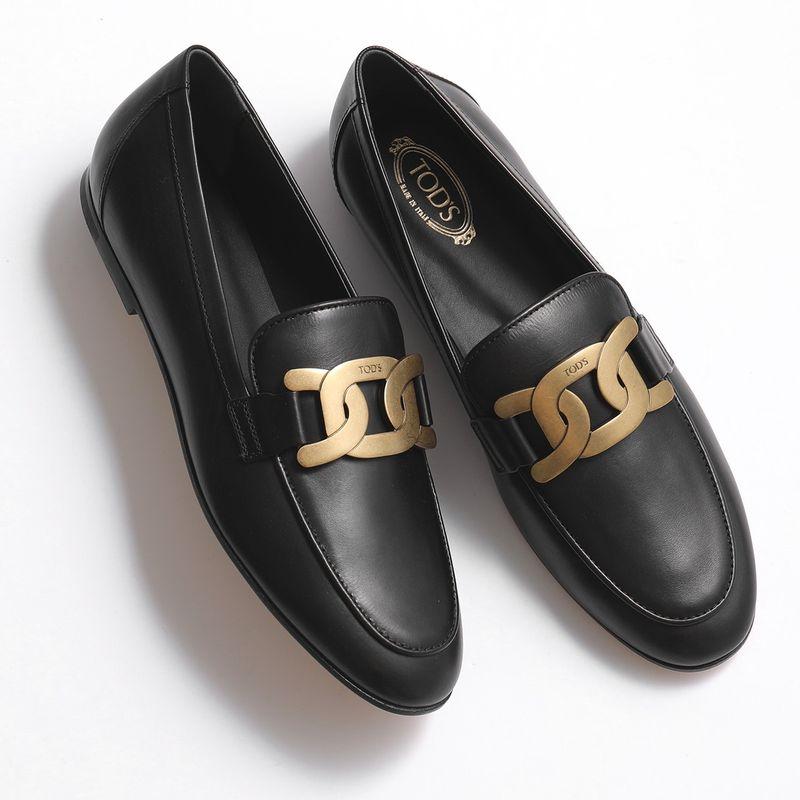 【美品】TOD'S トッズ ケート レザー ローファー 厚底 24.5 革靴 TOD'S（トッズ） TODS ローファー ケイト XXW79A0DD00NF5 レディース