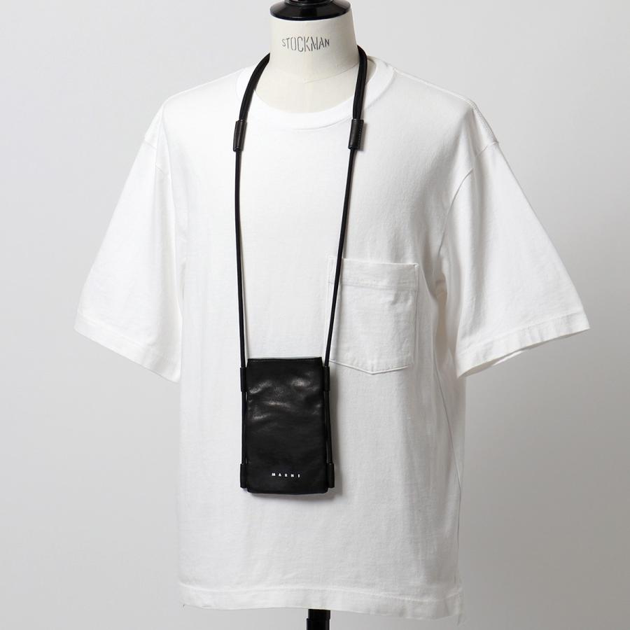 MARNI マルニ TEMI0008U0 P3728 レザー フォンケース ネックポーチ iPhoneケース 携帯ケース バイカラー Z401N メンズ レディース MARNI マルニ TEMI0008U0 P3728 レザー フォンケース ネックポーチ iPhoneケース 携帯ケース バイカラー Z401N メンズ レディース