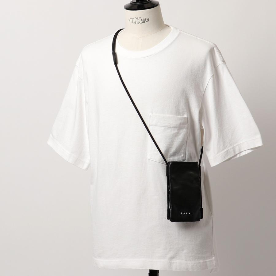MARNI マルニ TEMI0008U0 P3728 レザー フォンケース ネックポーチ iPhoneケース 携帯ケース バイカラー Z401N メンズ レディース MARNI マルニ TEMI0008U0 P3728 レザー フォンケース ネックポーチ iPhoneケース 携帯ケース バイカラー Z401N メンズ レディース