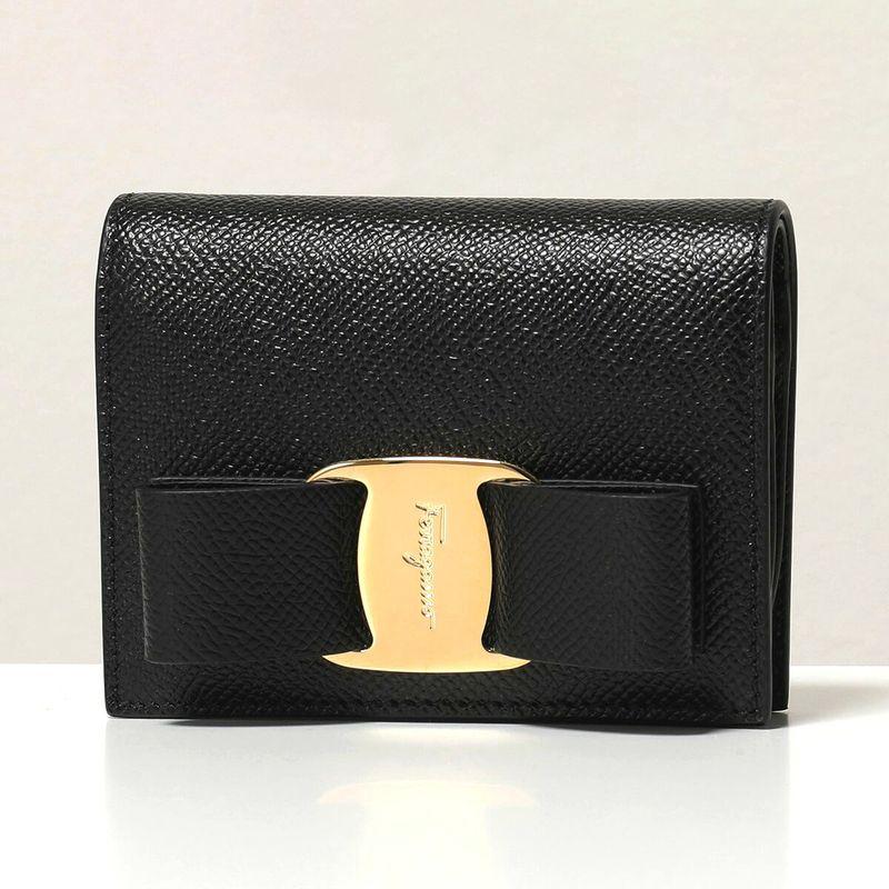 FERRAGAMO（フェラガモ） 二つ折り財布 VARA BOW 22 D515 レディース