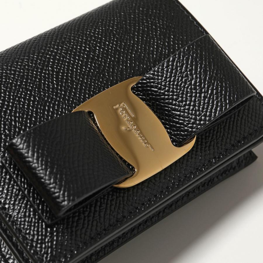 FERRAGAMO（フェラガモ） 二つ折り財布 VARA BOW 22 D515 レディース