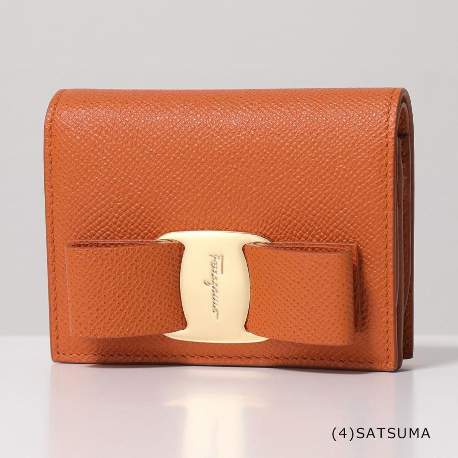 FERRAGAMO（フェラガモ） 二つ折り財布 VARA BOW 22 D515 レディース