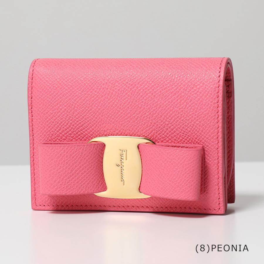 FERRAGAMO（フェラガモ） 二つ折り財布 VARA BOW 22 D515 レディース