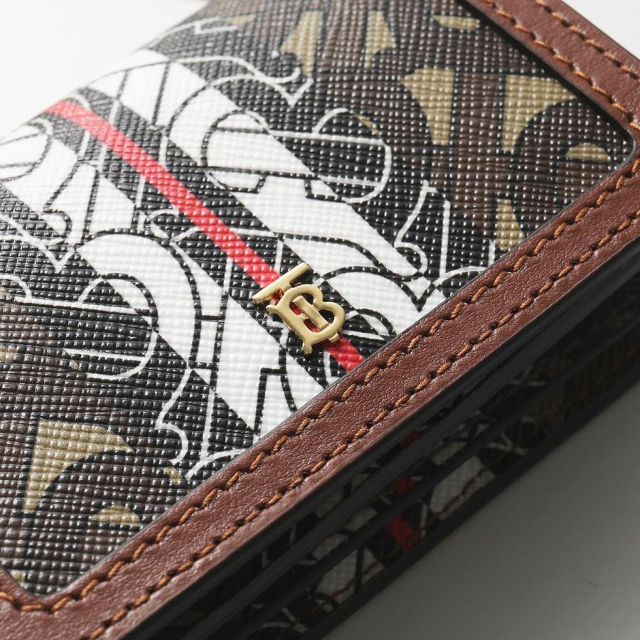 【最安値】 新品・未使用 バーバリー カードケース モノグラム ストライプ - 名刺入れ/定期入れ