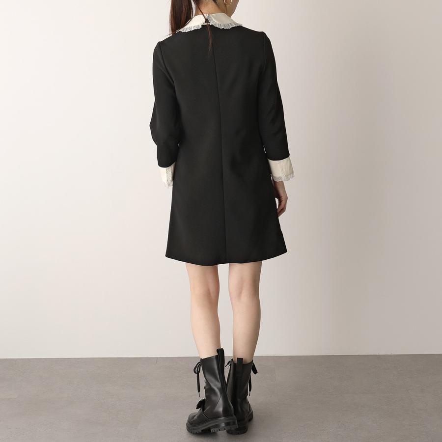工場直送 2 000円offクーポン対象 4日限定 Red Valentino レッドヴァレンティノ Vr3var 5mj ワンピース リボンボウタイ 襟付き バイカラー スト 国際ブランド Yalaphone Com