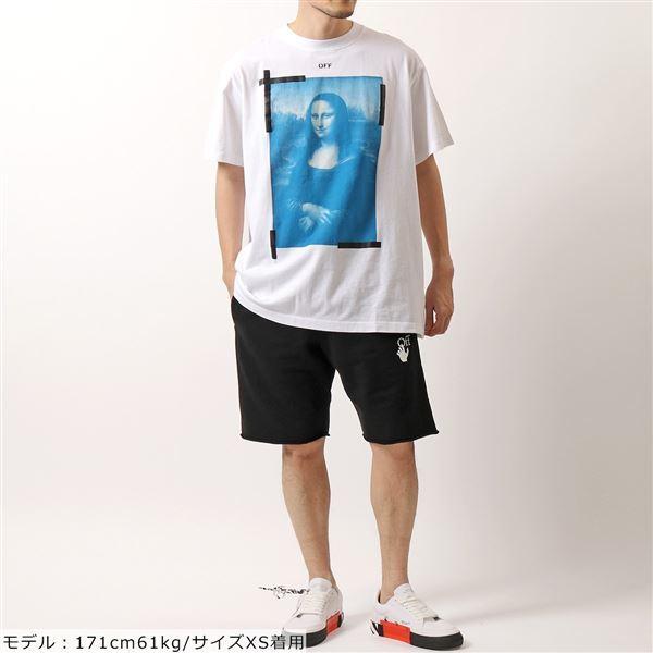 OFF-WHITE オフホワイト VIRGIL ABLOH OMAA038R21JER001 MONALISA モナリザ アロー クルーネック  オーバーサイズ 半袖 Tシャツ 0110/WHITE-BLACK メンズ