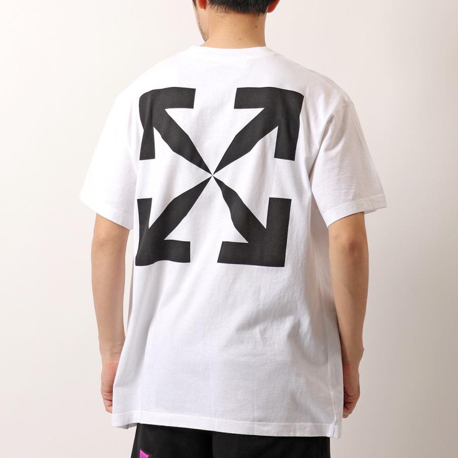 OFF-WHITE オフホワイト VIRGIL ABLOH OMAA038R21JER001 MONALISA モナリザ アロー クルーネック  オーバーサイズ 半袖 Tシャツ 0110/WHITE-BLACK メンズ