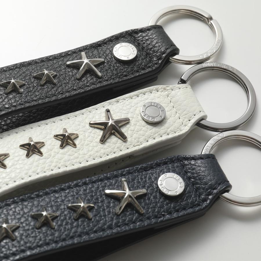 ジミーチュウ キーリング キーホルダー 小物 スター スタッズ レザー