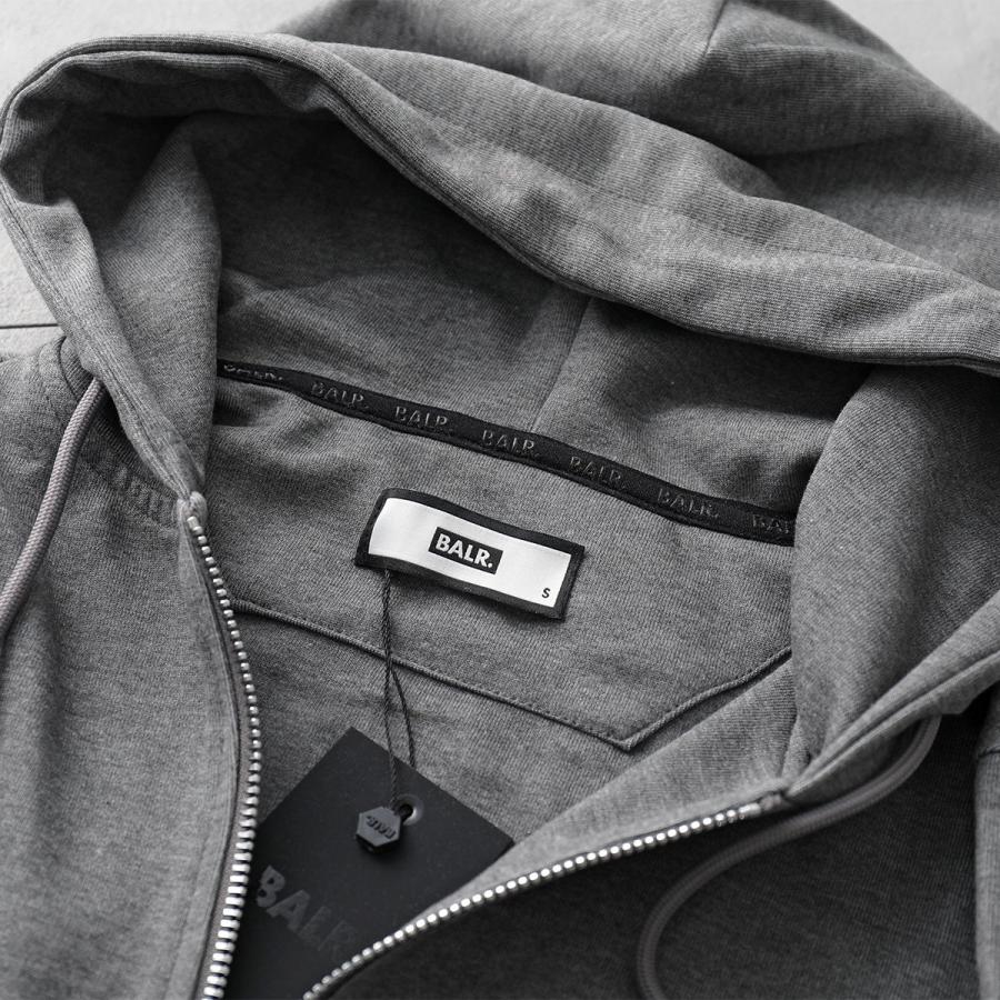 BALR.（ボーラー） Q Series Straight Zip Thru Hoodie スウェット