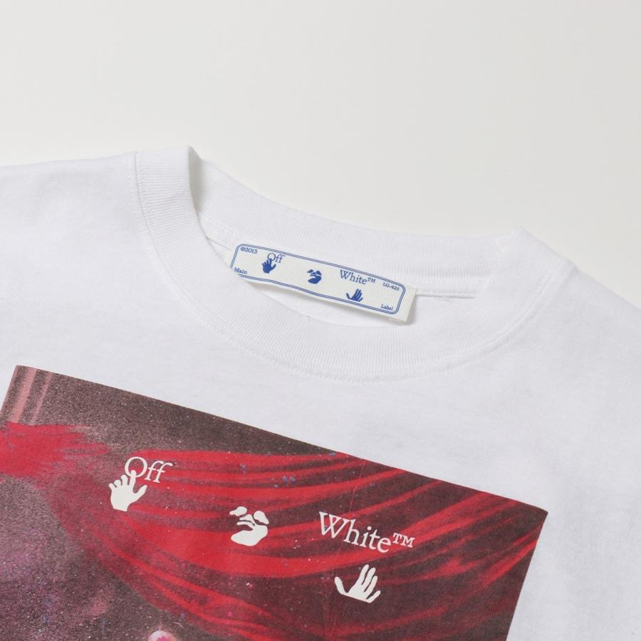 配送員設置送料無料 Off White オフホワイト Virgil Abloh Omab001s21jer009 アロー 長袖 Tシャツ ロンt グラフィック 絵画 オーバーサイズ クルーネック 0101 White メンズ 高質で安価 Aleefsurgical Com