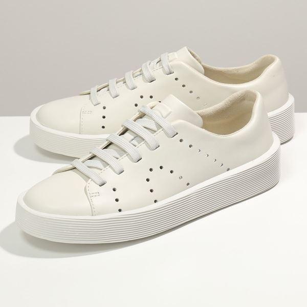 Camper カンペール K08 Courb レザー ローカット スニーカー シューズ 軽量 靴 025 White レディース インポートセレクト Musee 通販 Yahoo ショッピング